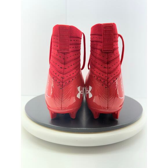 Under Armour UA Highlight 2 MC Mens Size 12.5 Red Knit Football Cleats Shoes - Picture 6 of 10